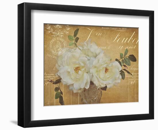 Heirloom Bouquet 3-Cristin Atria-Framed Art Print