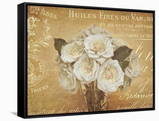 Heirloom Bouquet 5-Cristin Atria-Framed Stretched Canvas