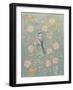 Heirloom Chinoiserie Bird I Pastel-Julia Purinton-Framed Art Print