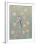 Heirloom Chinoiserie Bird I Pastel-Julia Purinton-Framed Art Print