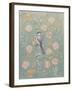 Heirloom Chinoiserie Bird I Pastel-Julia Purinton-Framed Art Print