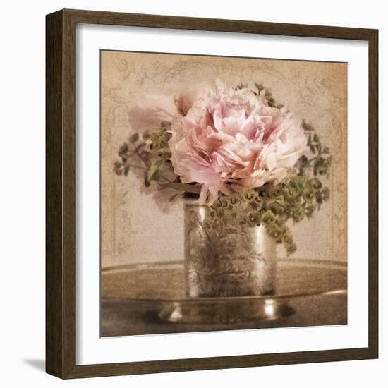 Heirloom Peony-Julie Greenwood-Framed Art Print