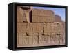 Heiroglyphic Carvings, Bajrawiya, the Pyramids of Meroe, Sudan, Africa-Jj Travel Photography-Framed Stretched Canvas