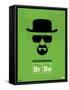 Heisenberg Poster-NaxArt-Framed Stretched Canvas