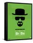 Heisenberg Poster-NaxArt-Framed Stretched Canvas