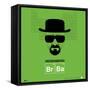 Heisenberg Poster-NaxArt-Framed Stretched Canvas