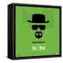 Heisenberg Poster-NaxArt-Framed Stretched Canvas