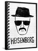 Heisenberg Sketch-null-Framed Poster