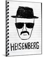 Heisenberg Sketch-null-Mounted Poster