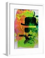 Heisenberg Watercolor-Anna Malkin-Framed Poster