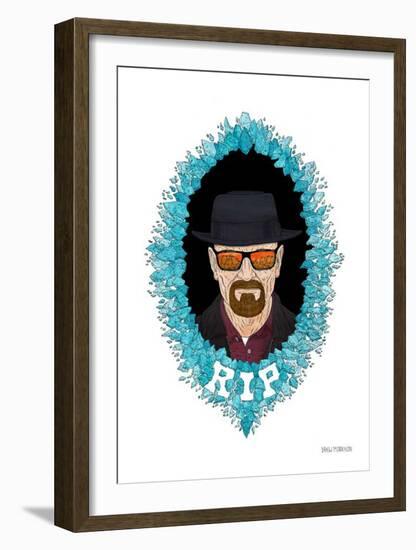 Heisenberg-Drew Morrison-Framed Art Print