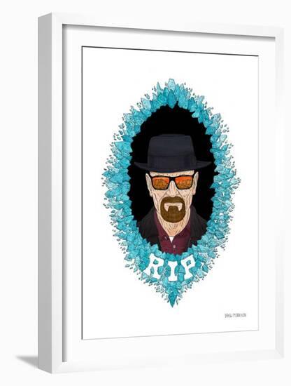 Heisenberg-Drew Morrison-Framed Art Print