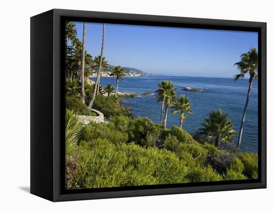 Heisler Park in Laguna Beach, Orange County, California, United States of America, North America-Richard Cummins-Framed Stretched Canvas