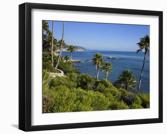 Heisler Park in Laguna Beach, Orange County, California, United States of America, North America-Richard Cummins-Framed Photographic Print