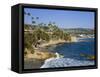 Heisler Park in Laguna Beach, Orange County, California, United States of America, North America-Richard Cummins-Framed Stretched Canvas