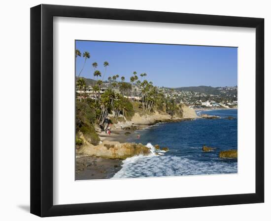 Heisler Park in Laguna Beach, Orange County, California, United States of America, North America-Richard Cummins-Framed Photographic Print