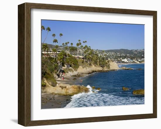 Heisler Park in Laguna Beach, Orange County, California, United States of America, North America-Richard Cummins-Framed Photographic Print