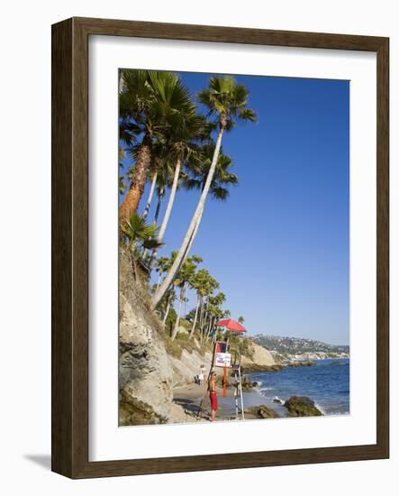 Heisler Park in Laguna Beach, Orange County, California, United States of America, North America-Richard Cummins-Framed Photographic Print