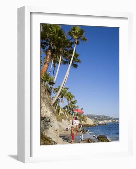 Heisler Park in Laguna Beach, Orange County, California, United States of America, North America-Richard Cummins-Framed Photographic Print