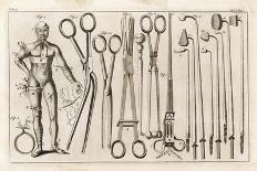 Selection of Medical Appliances Including Forceps and a Hook to Extract Bullets-Heister-Photographic Print