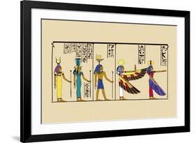 Hek, Isis and Khu-J. Gardner Wilkinson-Framed Premium Giclee Print