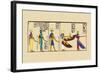 Hek, Isis and Khu-J. Gardner Wilkinson-Framed Art Print