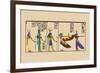 Hek, Isis and Khu-J. Gardner Wilkinson-Framed Art Print