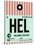 HEL Helsinki Luggage Tag I-NaxArt-Stretched Canvas