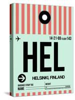 HEL Helsinki Luggage Tag I-NaxArt-Stretched Canvas