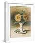 Hélas! Je ne suis pas Van Dyck: two sunflowers in a vase-Leon Joseph Florentin Bonnat-Framed Giclee Print