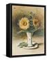 Hélas! Je ne suis pas Van Dyck: two sunflowers in a vase-Leon Joseph Florentin Bonnat-Framed Stretched Canvas