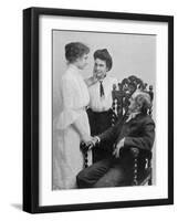 Helen Adams Keller American Author and Lecturer Blind Deaf and Mute from the Age of 19 Months-null-Framed Photographic Print