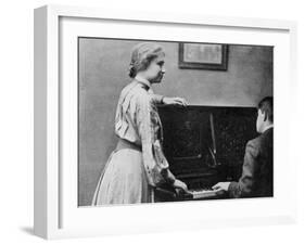 Helen Adams Keller American Author and Lecturer-null-Framed Photographic Print