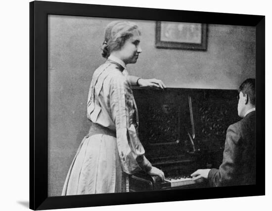 Helen Adams Keller American Author and Lecturer-null-Framed Photographic Print