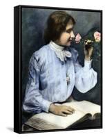 Helen Adams Keller-null-Framed Stretched Canvas
