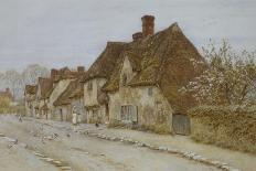 Young Girl by the Cottage Gate-Helen Allingham-Giclee Print