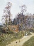 Near Witley, Surrey (Watercolour with Scratching Out)-Helen Allingham-Giclee Print