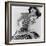 Helen Bunney in a Dress by Blanes, 1957-John French-Framed Giclee Print