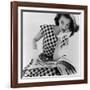 Helen Bunney in a Dress by Blanes, 1957-John French-Framed Giclee Print