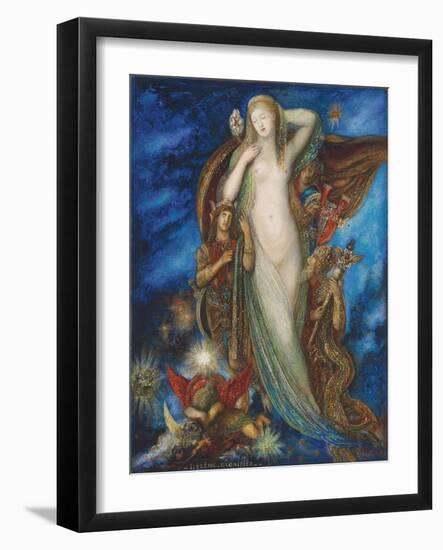Helen Glorified, 1896-Gustave Moreau-Framed Giclee Print