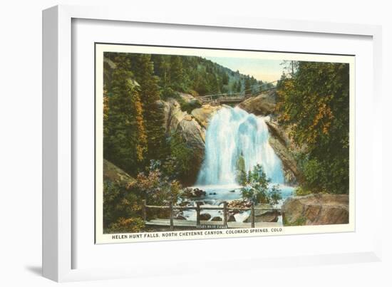 Helen Hunt Falls, Colorado Springs, Colorado-null-Framed Art Print