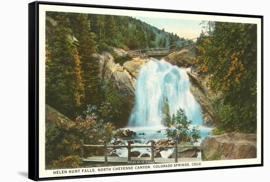 Helen Hunt Falls, Colorado Springs, Colorado-null-Framed Stretched Canvas