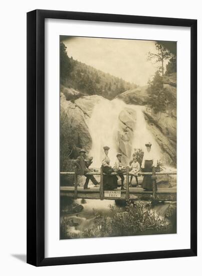 Helen Hunt Falls, Colorado Springs-null-Framed Art Print