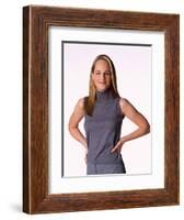 HELEN HUNT. "MAD ABOUT YOU" [1992].-null-Framed Photographic Print