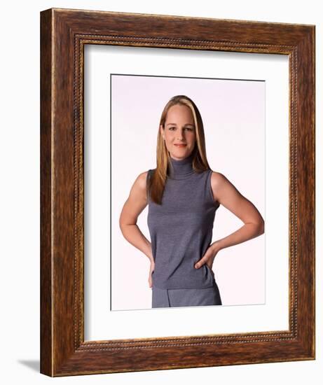 HELEN HUNT. "MAD ABOUT YOU" [1992].-null-Framed Photographic Print