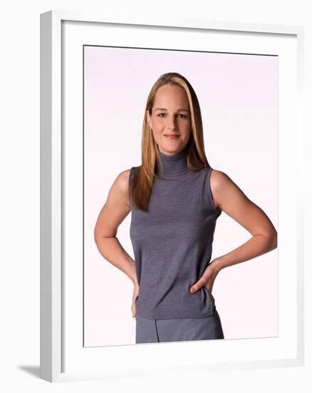 HELEN HUNT. "MAD ABOUT YOU" [1992].-null-Framed Photographic Print