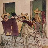 'An Interlude - The Breadman's Donkey', 1912-Helen Hyde-Giclee Print