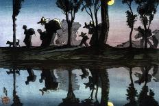 'An Interlude - The Breadman's Donkey', 1912-Helen Hyde-Giclee Print