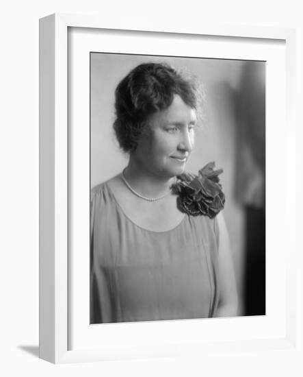 Helen Keller, Ca. 1920-null-Framed Photo