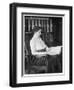 Helen Keller Reading Braille-null-Framed Photographic Print